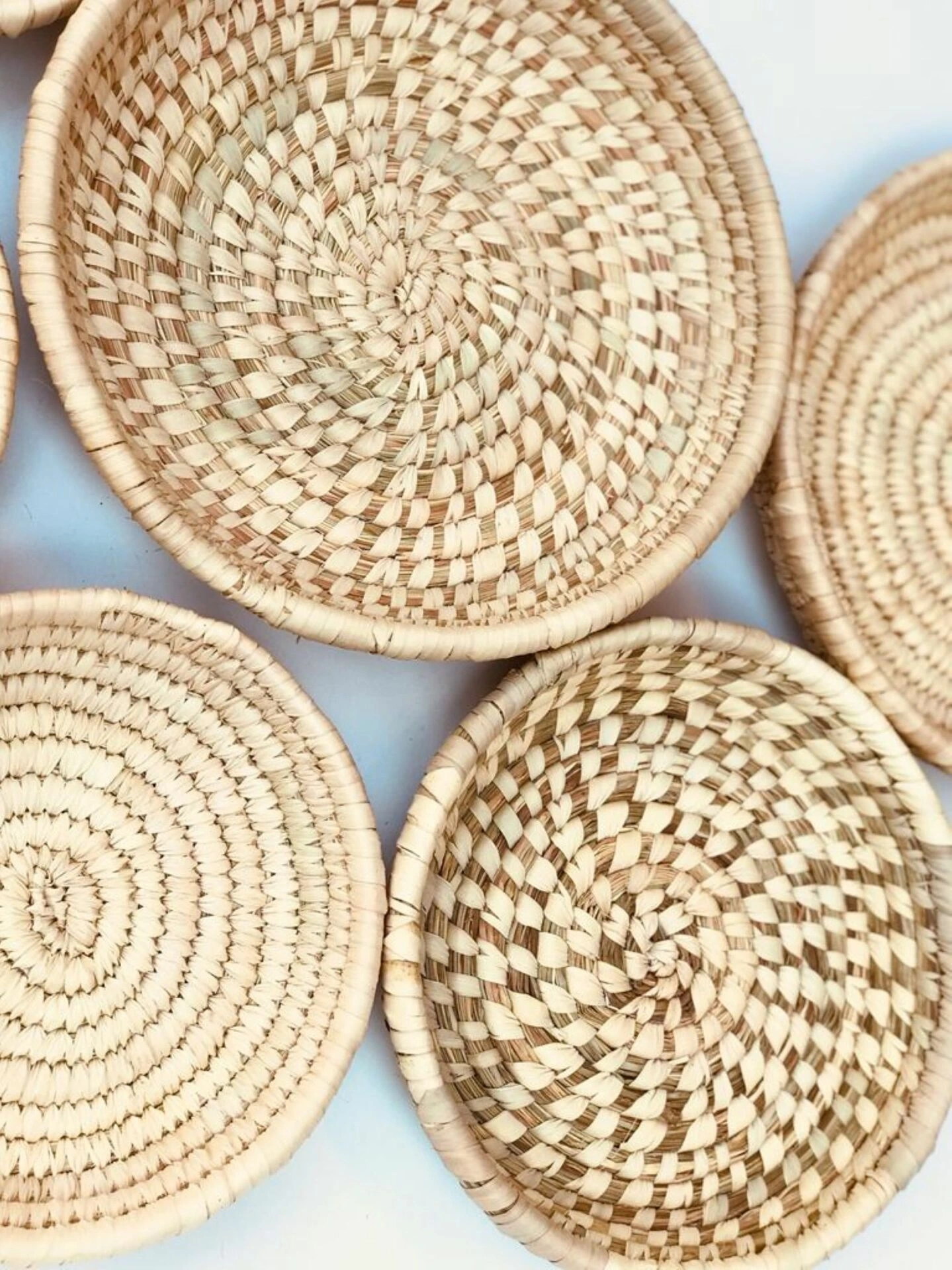 Hog Hasır Duvar Tabağı Seti_ 6lı Set