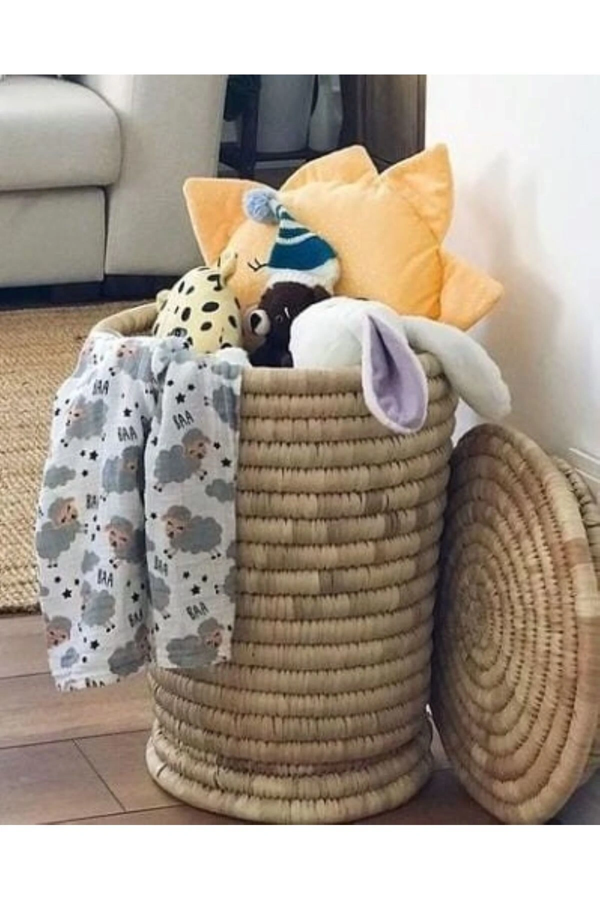 Juliet Hasır Sepet (40X40)