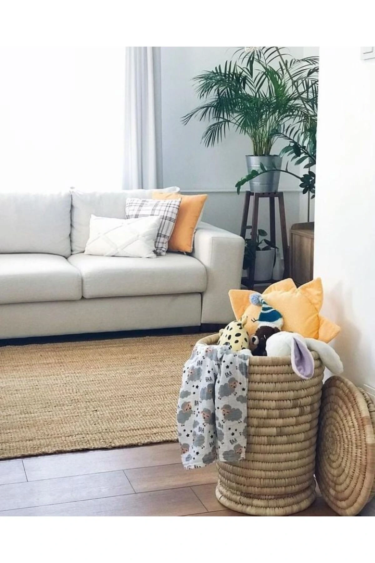 Juliet Hasır Sepet (40X40)