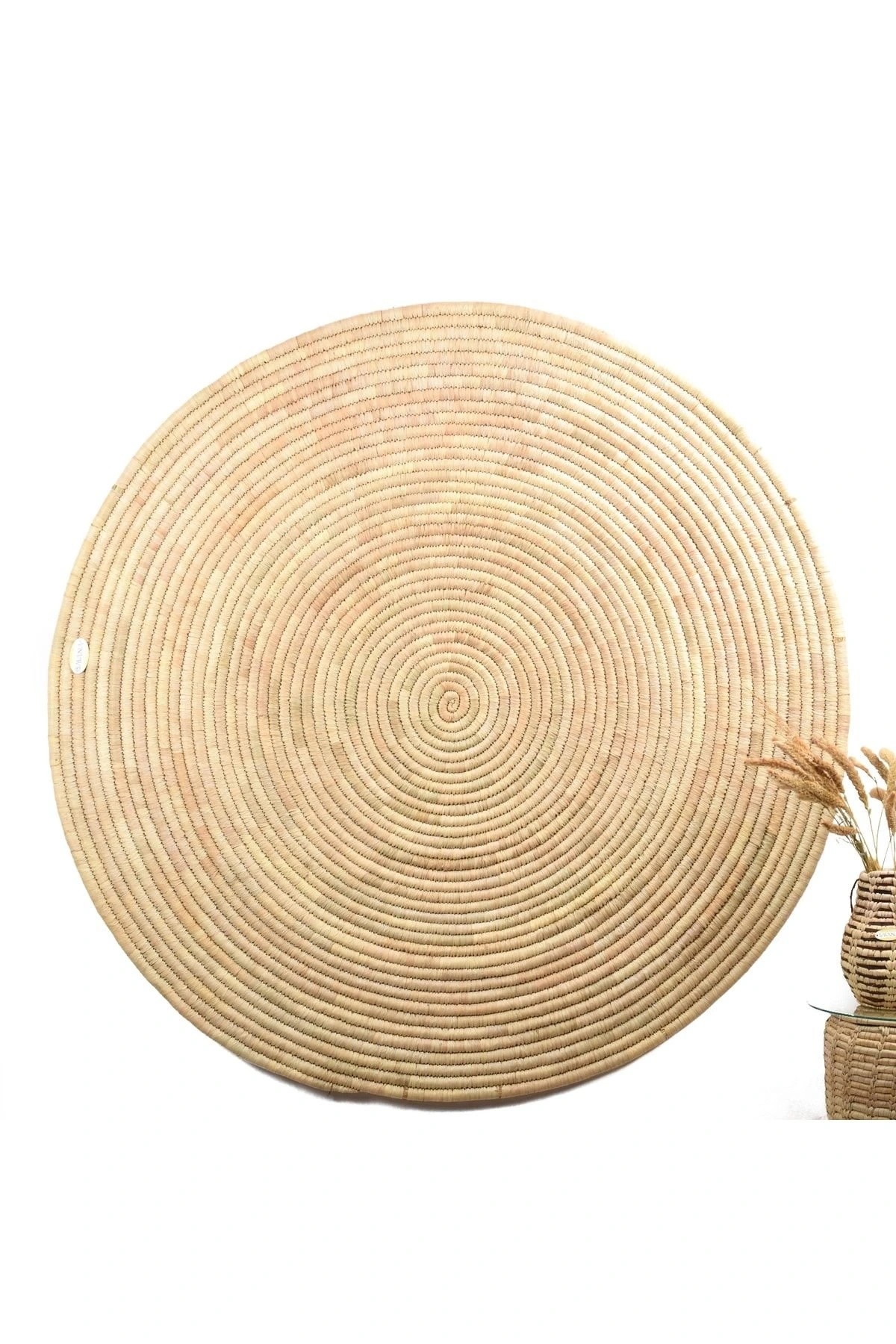 Marigold Hasır Duvar Süsü _ Çap 150 Cm