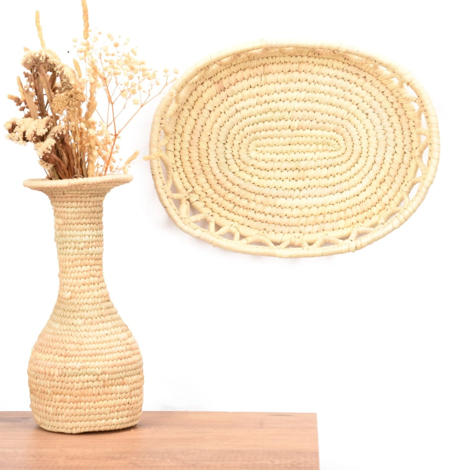 Maritima Hasır Duvar Tabağı Büyük Boy