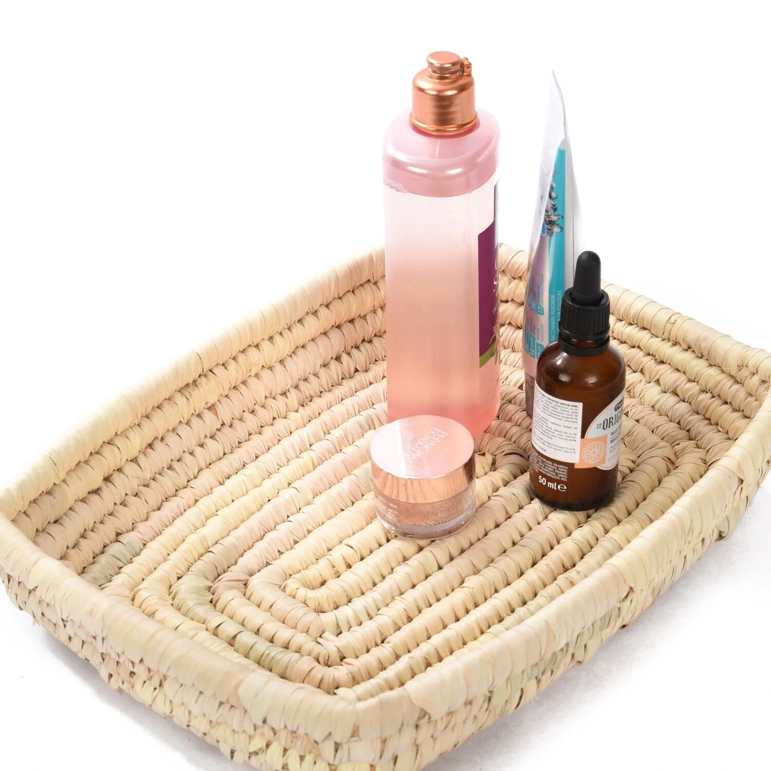 Natal Hasır Tepsi Seti - 3lü  (20-25-30 cm)