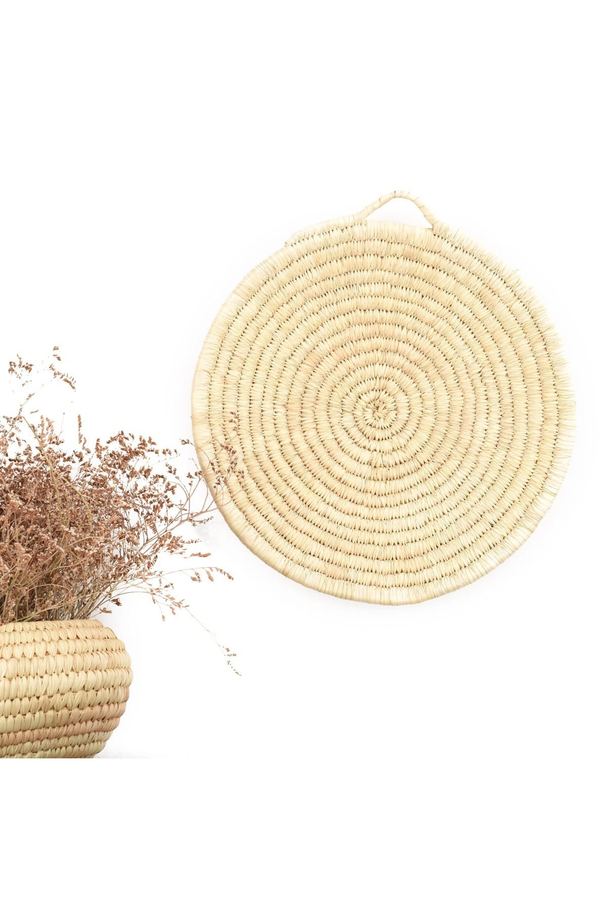 Natalia Hasır Duvar Tabağı_ 40 cm