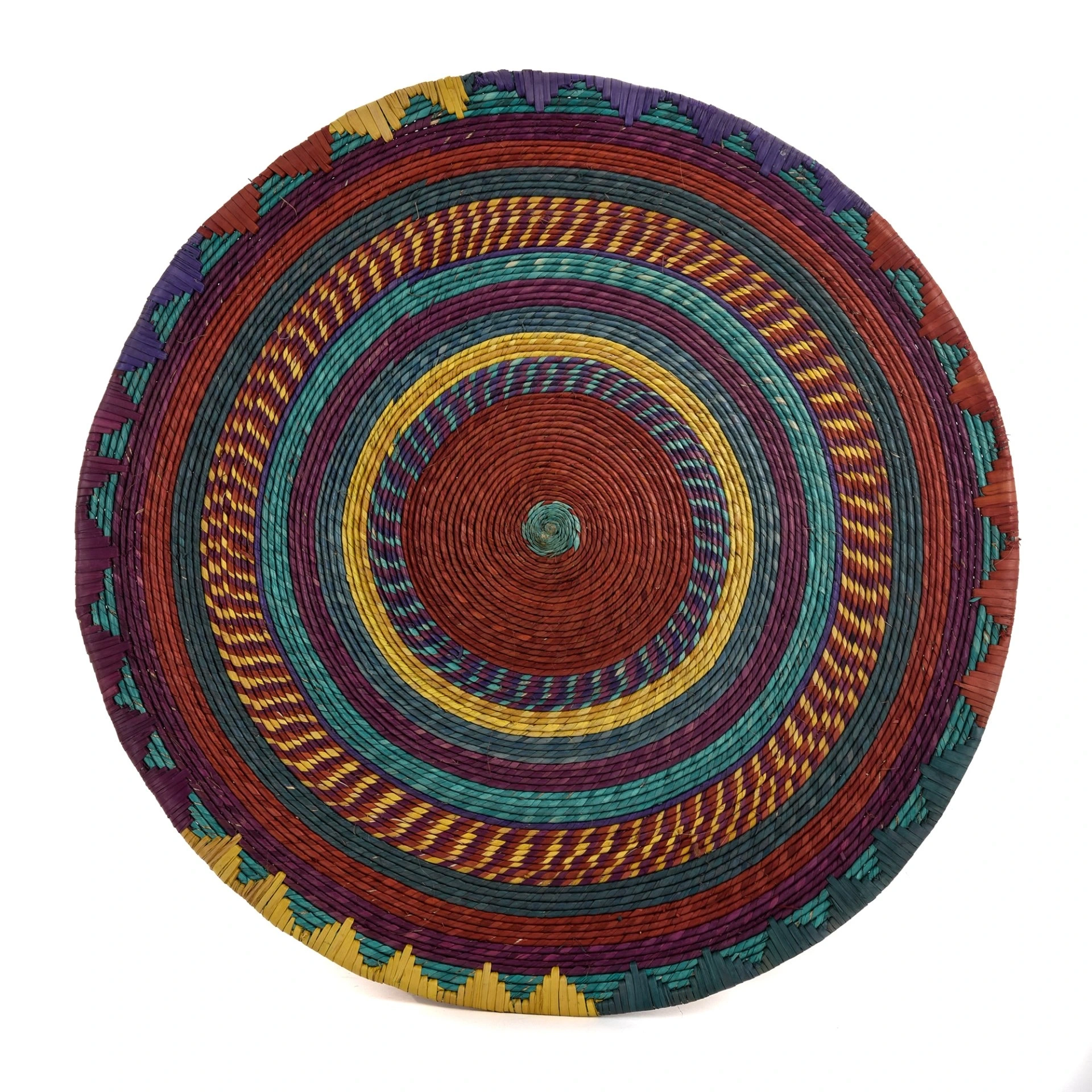 Nemesıa Hasır Duvar Tabağı_ 60 cm