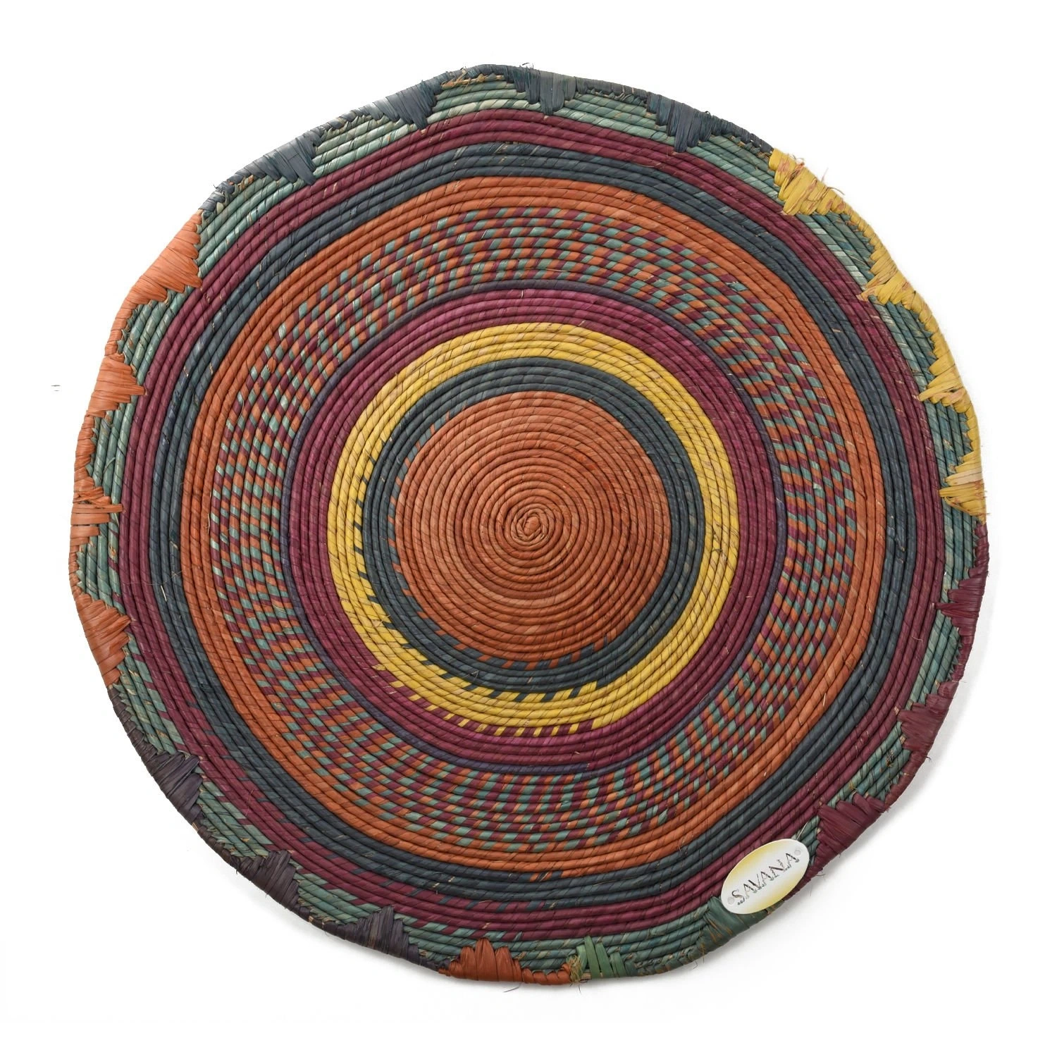 Nemesıa Hasır Duvar Tabağı_ 70 cm