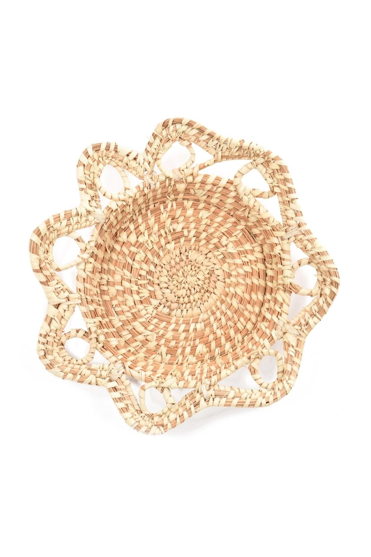 Oxalis Hasır Duvar Tabağı