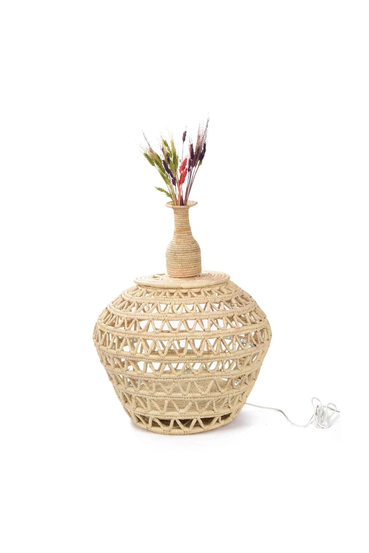 Pentzia hasır sehpa büyük boy