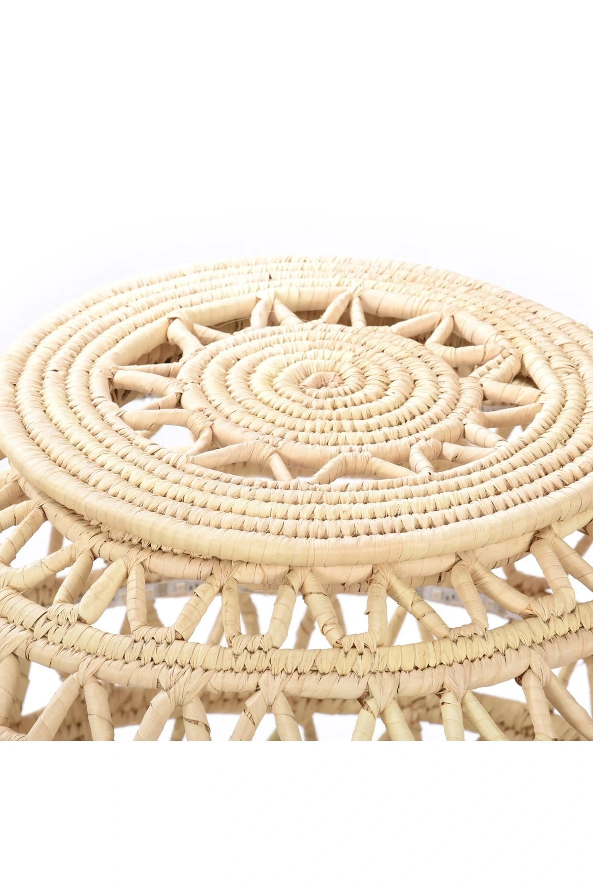 Pentzia hasır sehpa büyük boy