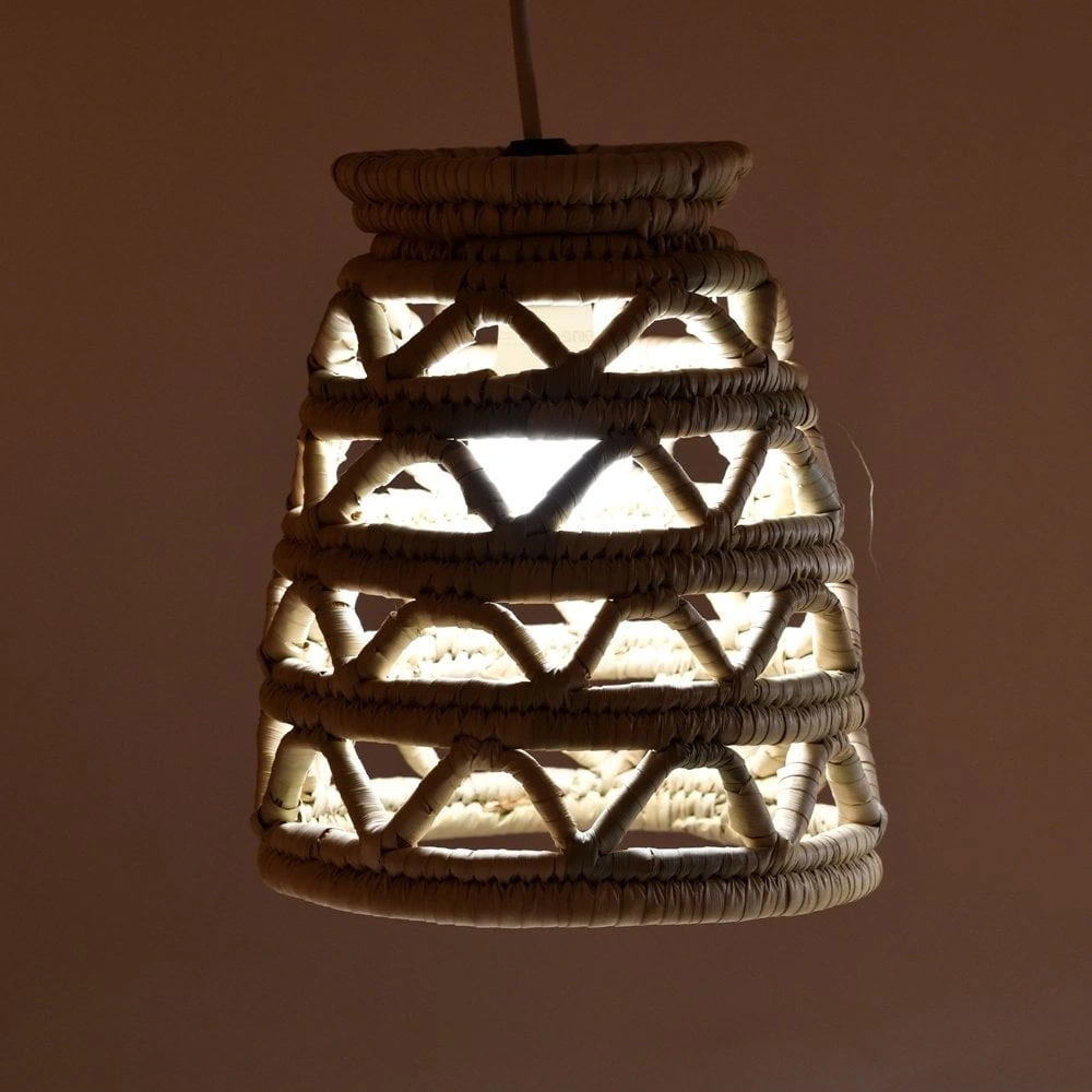 Reed Hasır Tavan Aydınlatma Küçük Boy