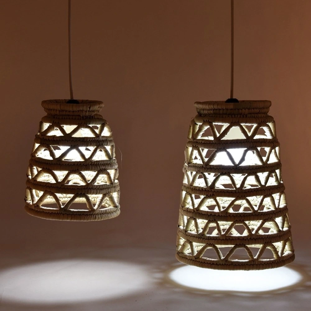 Reed Hasır Tavan Aydınlatma Seti