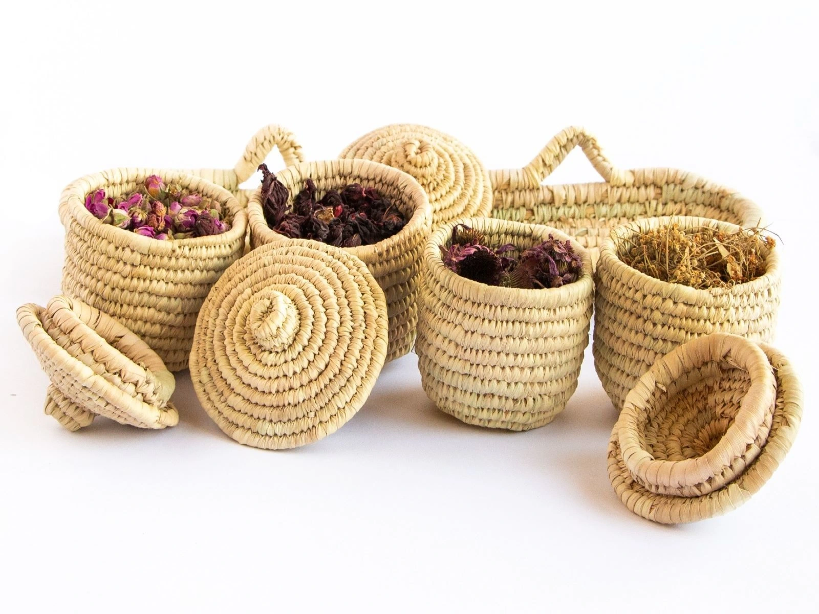 Robinia Hasır Kutu 4lü set