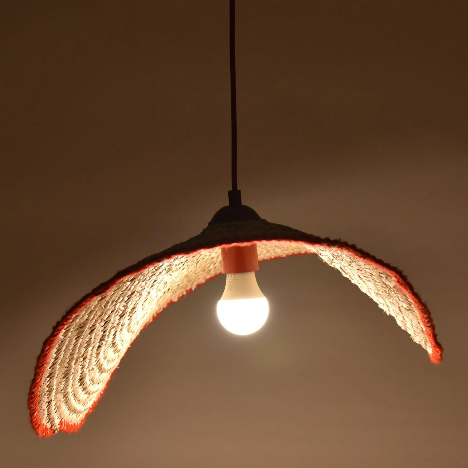 Rose Hasır Tavan Aydınlatma