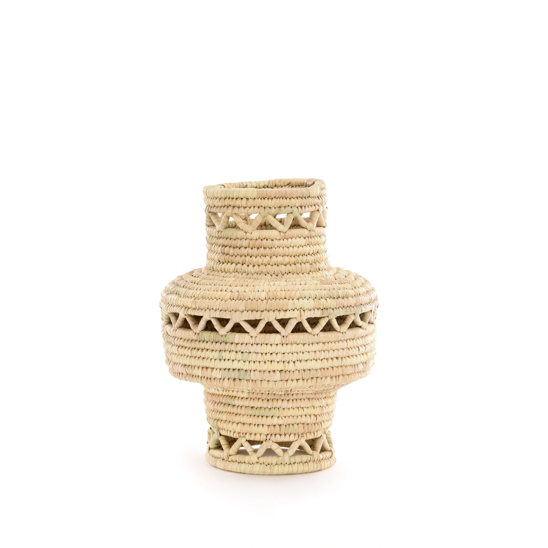 Saffron Hasır Vazo Büyük Boy