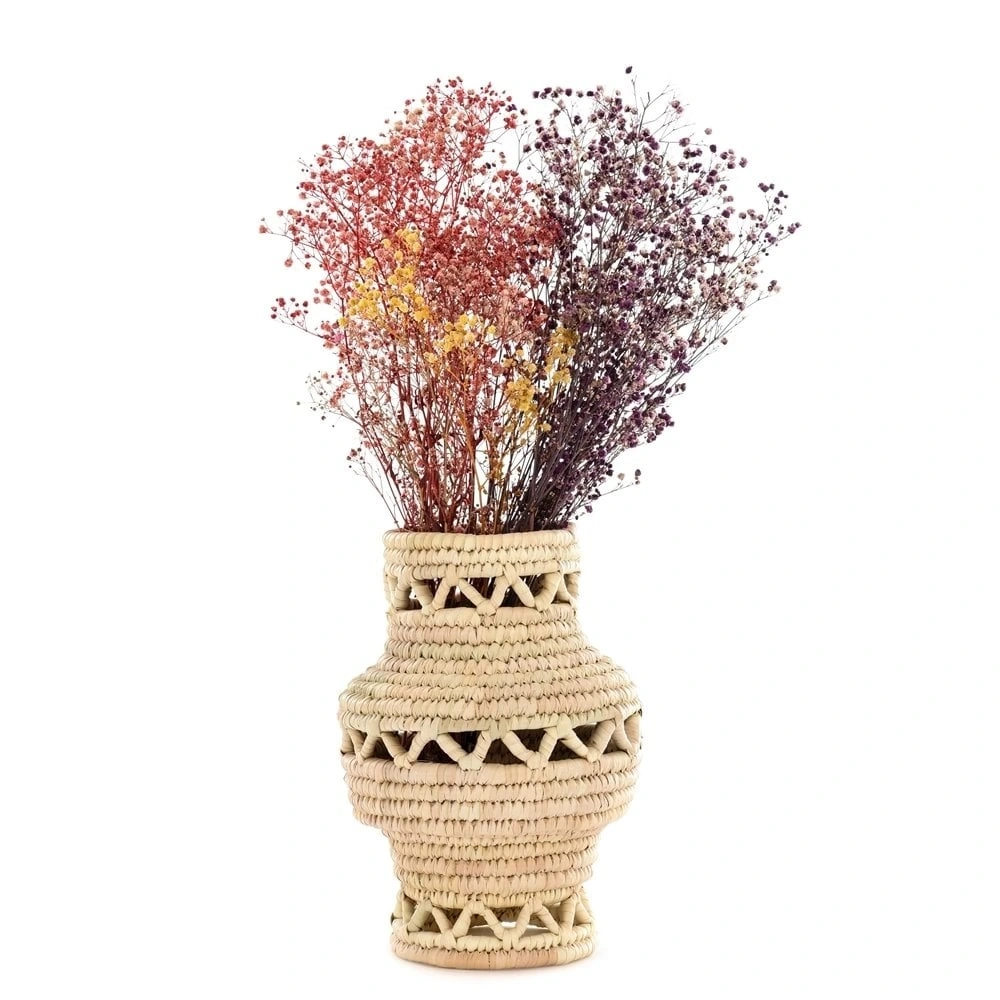 Saffron Hasır Vazo Küçük Boy