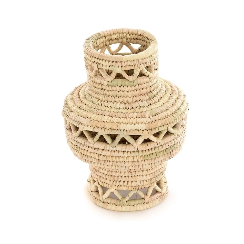 Saffron Hasır Vazo Seti