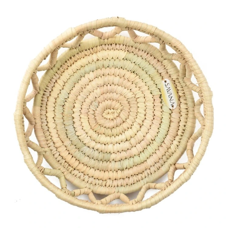 Salvia Hasır Duvar Tabağı Seti_ 3 lü Duvar set (20-25-30 cm)