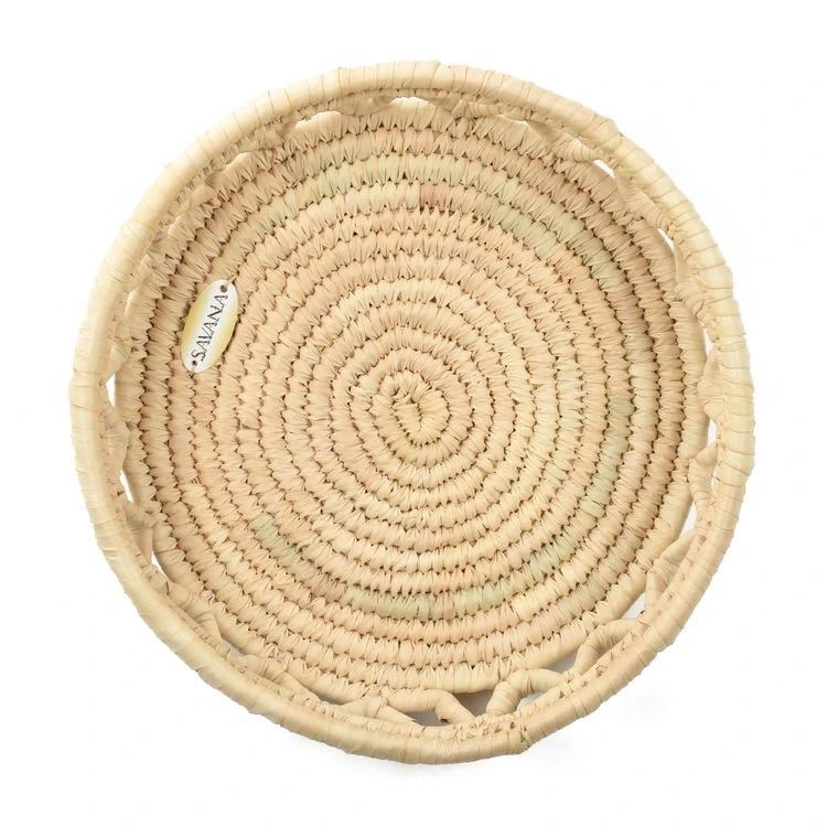 Salvia Hasır Duvar Tabağı Seti_ 3 lü Duvar set (20-25-30 cm)