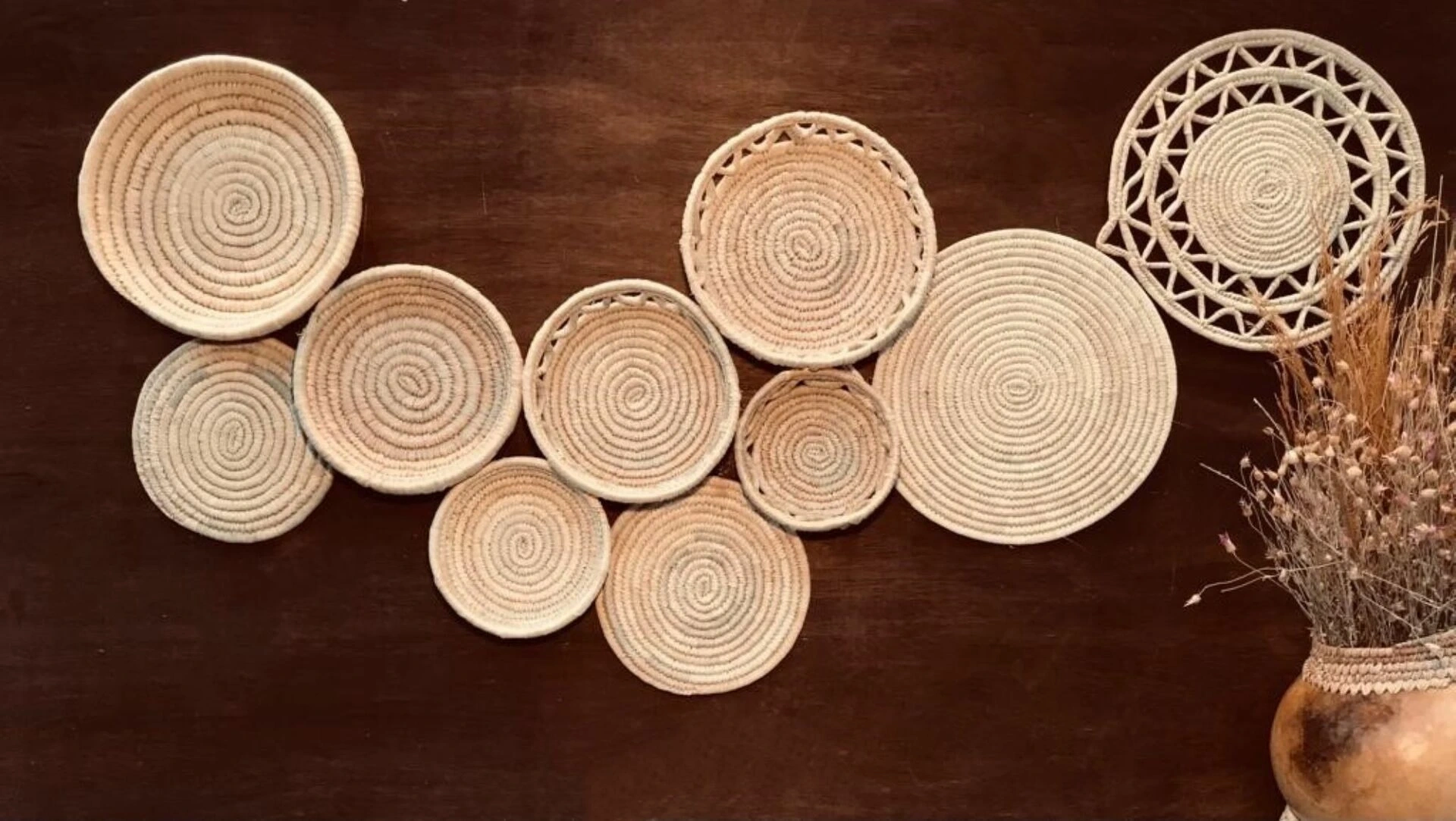 Sophia Duvar Tabağı ve Süsü Seti_ 10lu set