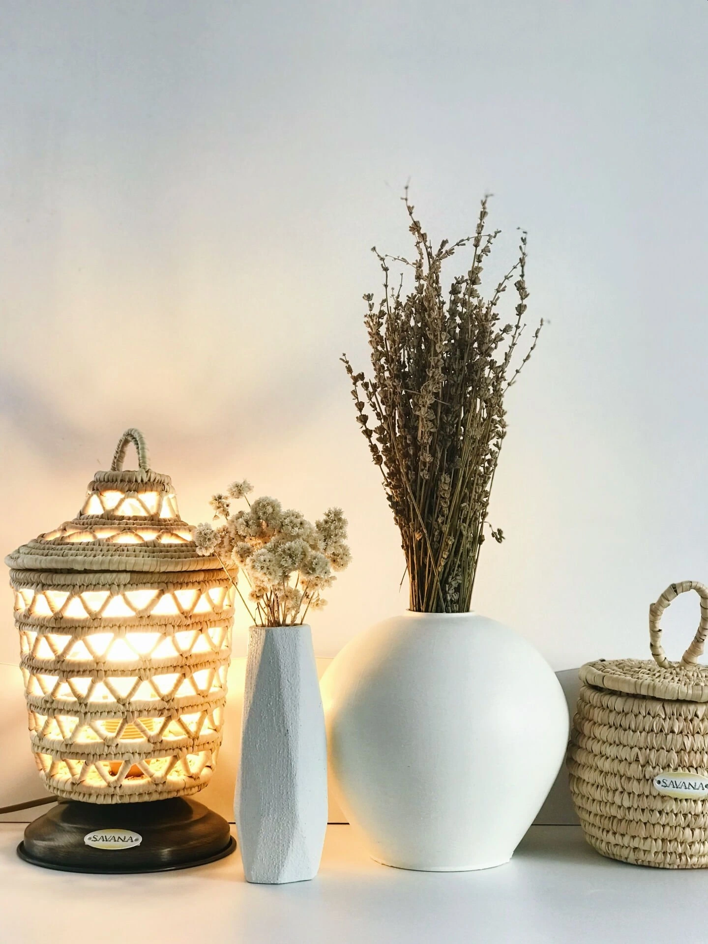 Teasel Hasır Masa Lambası