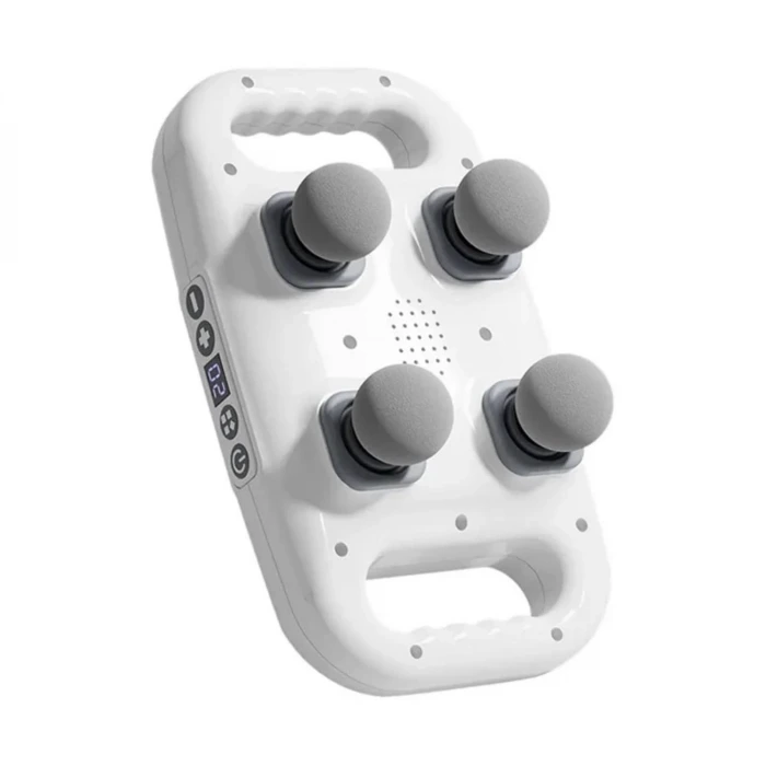 4 Başlıklı Masaj Sı - Ergonomik Derin Doku Sırt Ve Boyun Masaj Aleti Ağrı Ve Sızı Giderici