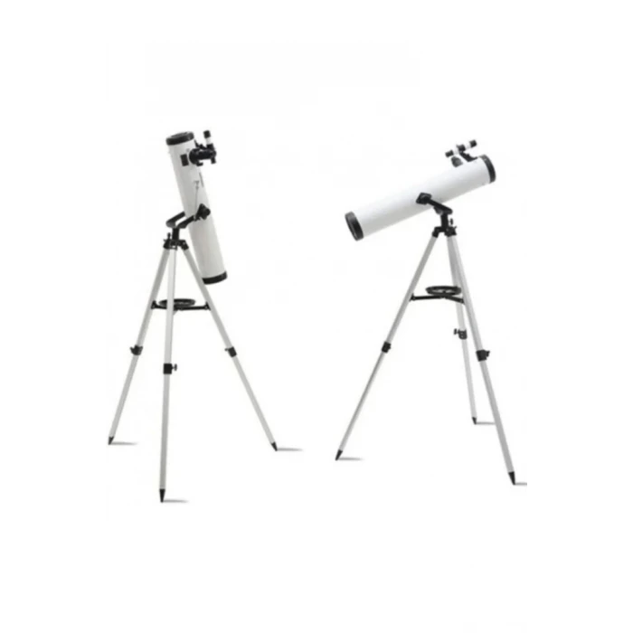 76x700 Profesyonel Aynalı  Uzay Teleskopubeyaz