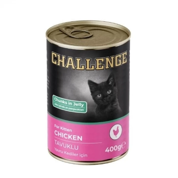 Challenge Tavuklu Yavru Konserve Kedi Maması 400 Gr