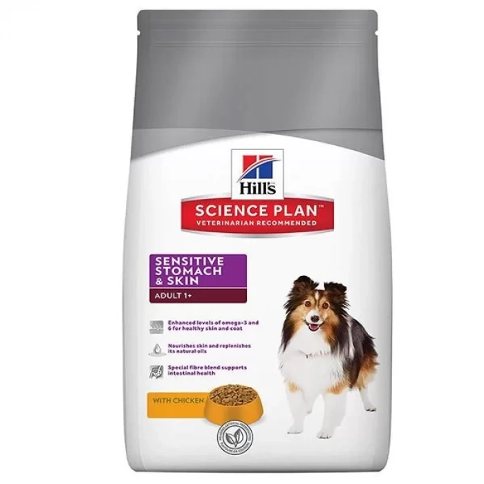 Hills Adult Sensitive Skin Hassas Köpekler İçin Tavuklu Yetişkin Köpek Maması 2.5 Kg