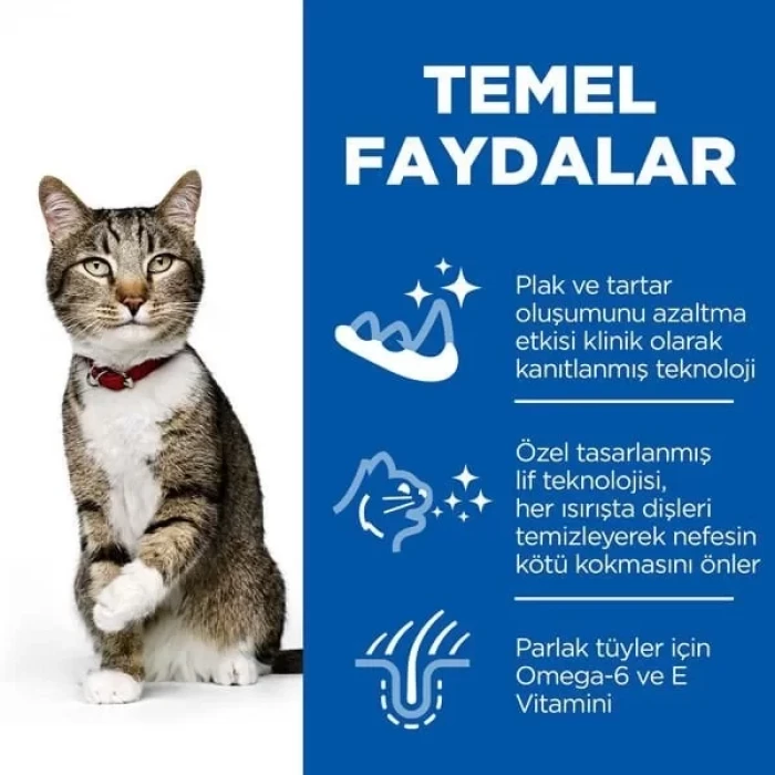Hills Oral Care Tavuklu Ağız ve Diş Sağlığı için Yetişkin Kedi Maması 1.5 Kg
