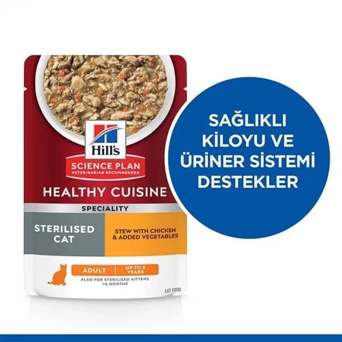Hills Young Sterilised Tavuklu Kısırlaştırılmış Kedi Maması 3 Kg