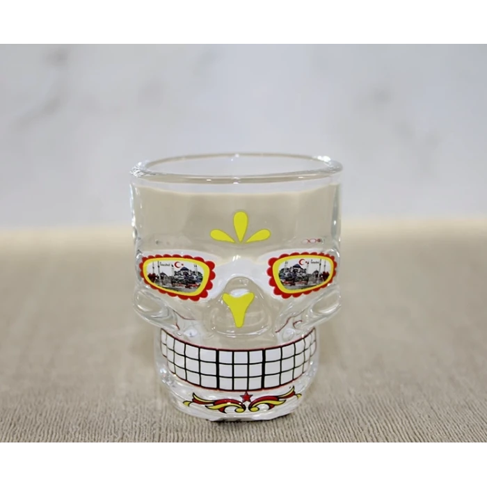 İstanbul Temalı Cam Kurukafa Shot Bardak Alk4302