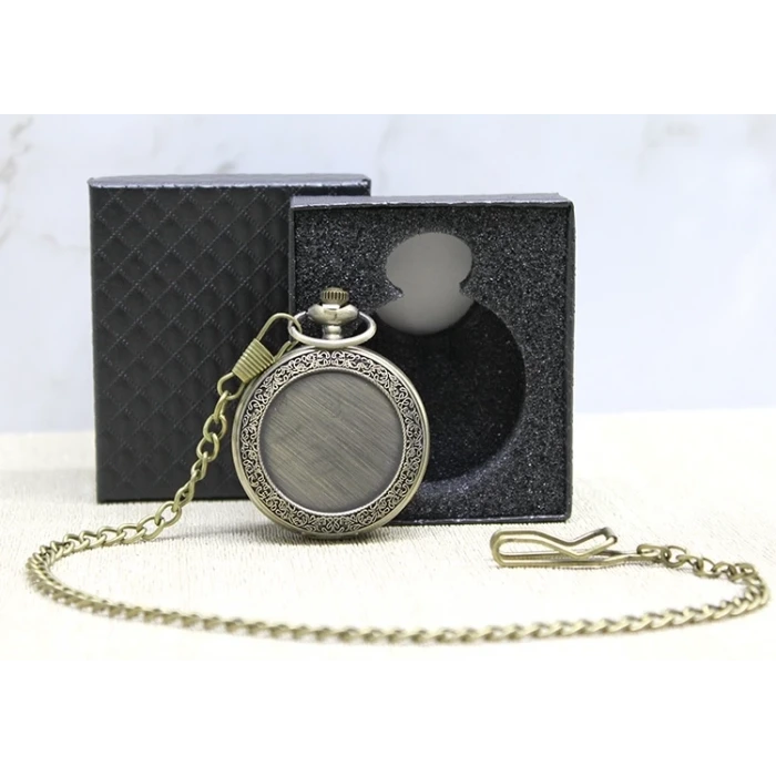 Özel Kutulu Baskıya Uygun Antik Köstekli Saat Alk4669