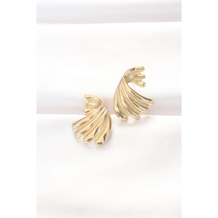 Pirinç Gold Renk Küpe