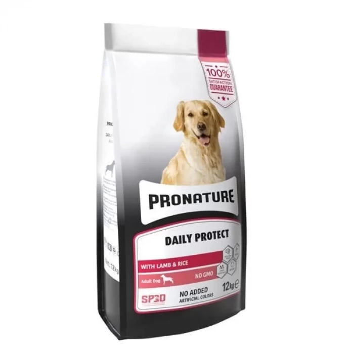 Pronature Daily Adult Kuzu Etli ve Pirinçli Yetişkin Köpek Maması 12 Kg