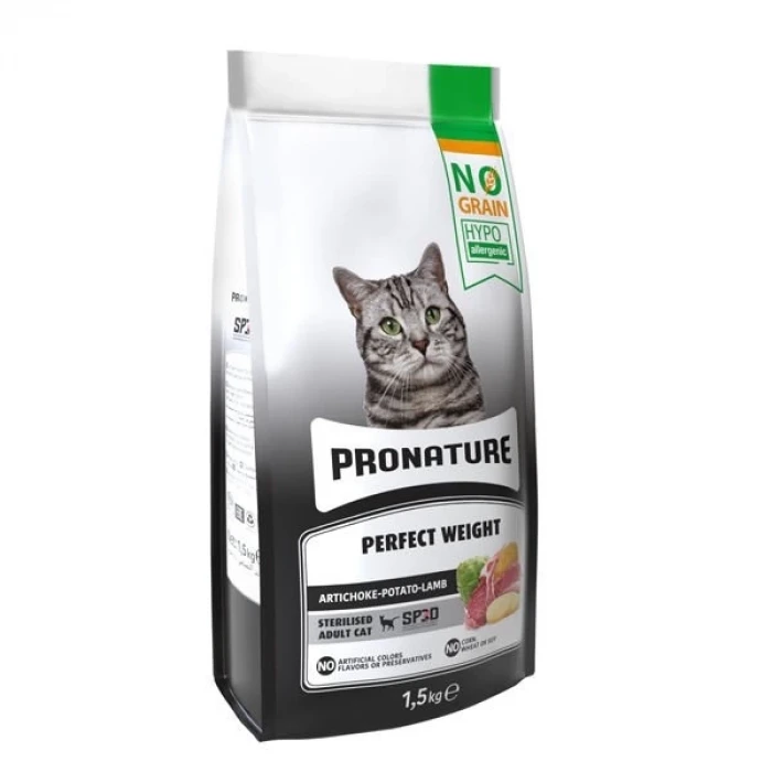 Pronature Sterilised Tahılsız Kuzu Etli Kısırlaştırılmış Yetişkin Kedi Maması 1.5 Kg