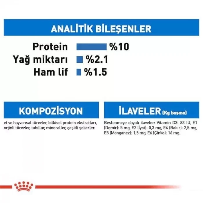 Royal Canin Ultra Light Gravy Pouch Diyet Kedi Maması 85 Gr