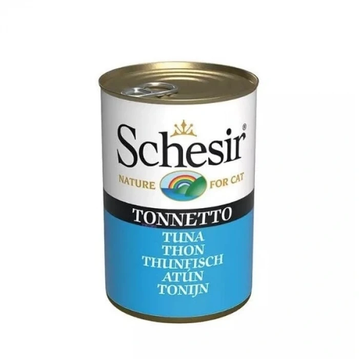 Schesir Jöle İçinde Ton Balıklı Yetişkin Konserve Kedi Maması 1 Adet 140 Gr