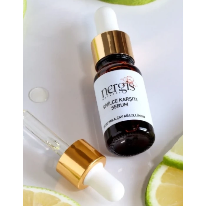 Sivilce Akne Kurutucu Serum Çay Ağacı Içerikli Siyah Nokta Karşıtı