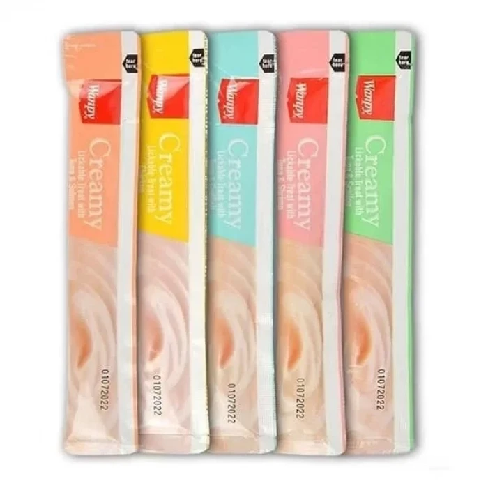 Wanpy Karışık 4 Lezzetli Sıvı Kedi Ödül Maması 50 Adet 14 Gr