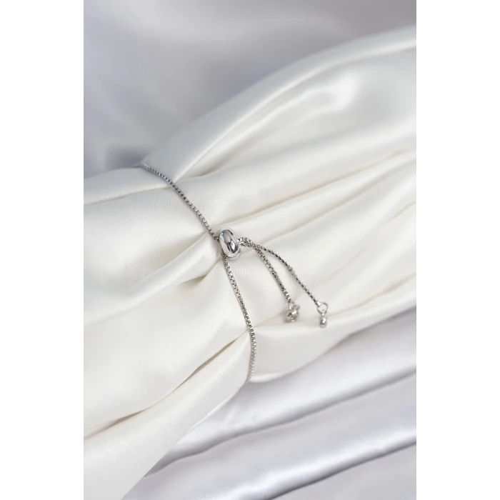 Yıldız Model Asansörlü Gümüş Renk Kadın Bileklik