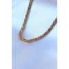 316L Çelik Gold Renk Kral Zincir Model Erkek Kolye