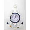 Ahşap Marin Duvara Asmalı Dümenli Saat Alk2446