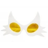 Beyaz Renk Bıyık Tasarımlı Kedi Parti Gözlüğü 19x11 Cm