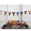 Cadılar Bayramı Halloween Flama Bayrak Banner Süs 8 Li 3 Metre