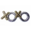 Gümüş Renk Xoxo Yazılı Parti Gözlüğü 17x7 Cm