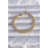 Pirinç Altın Renk Sarmal Model Bileklik