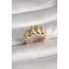 Pirinç Gold Renk Kadın Yüzük