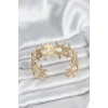 Pirinç Gold Renk Vintage Kadın Bileklik