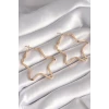 Pirinç Gold Renk Yıldız Model Kadın Küpe