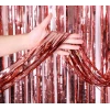 Rose Gold Püsküllü Kapı Perdesi - Parti, Bekarlığa Veda, Doğum Günü 1x2 M