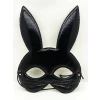 Siyah Renk Kumaş Malzemeden İmal Eva Tavşan Maskesi 19x15 Cm